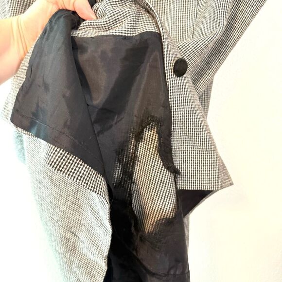 Vintage KGR Plaid Sleeveless Button Down Dress Size 16 - Picture 7 of 9